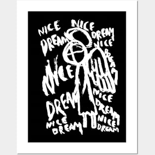 (Nice Dream) illustrated Lyrics Posters and Art